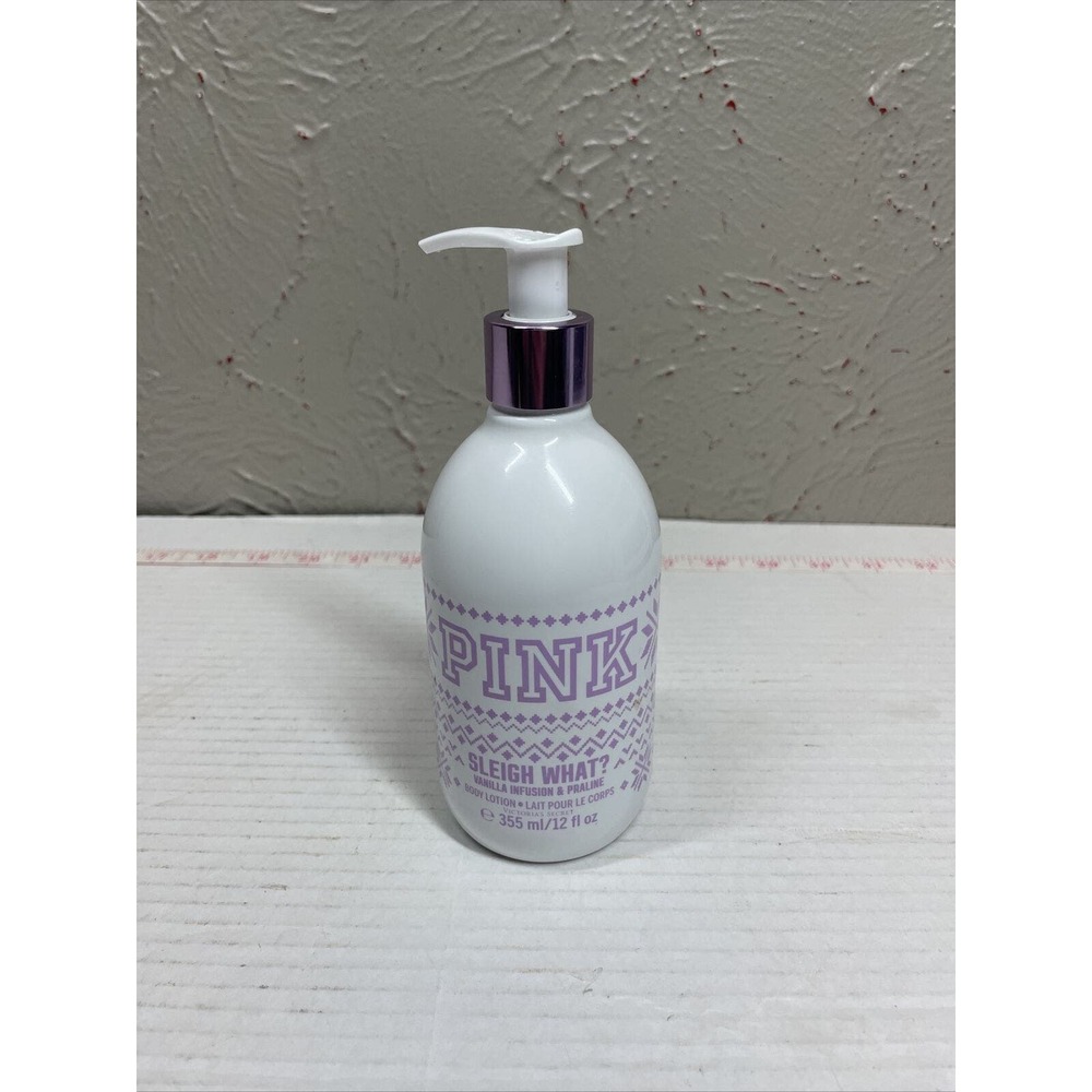 Victoria's Secret Pink Just Say Snow or Sleigh What? Lotion rare. 80% Full